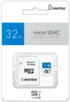 Карта памяти micro SD 32Gb SmartBuy BLUE class 10 с адаптером (UHS-I) Карта памяти micro SD 32Gb SmartBuy BLUE class 10 с адаптером (UHS-I)