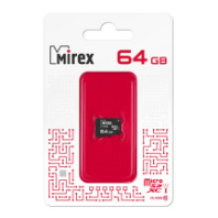 Карта памяти micro SD 64Gb Mirex class 10 без адаптера (UHS-I) Карта памяти micro SD 64Gb Mirex class 10 без адаптера (UHS-I)