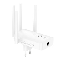 Репитер (повторитель-усилитель сигнала) Wi-Fi HOCO HI35 WiFi4, 2.4GHz, белый