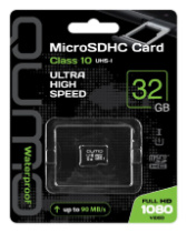 Карта памяти micro SD 32Gb Qumo class 10 без адаптера UHS-I